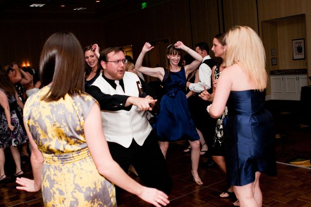 dancing, reception, hilton garden inn, nashville, downtown, wedding
